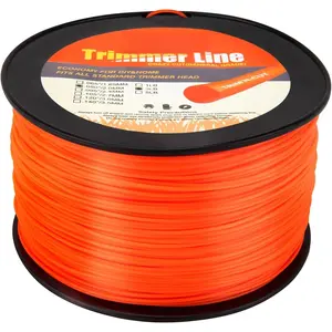 080 Trimmer Line, Weed Eater String .080, Weed Wacker String .080, String Trimmer Line 080 Inch-1230ft-3lb Commercial Nylon Trimmer String 080 Fits  String Trimmers(Round)