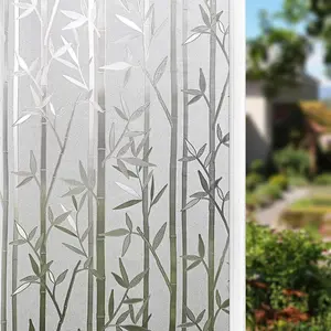 Frosted  Window  Film, Static Cling No-Glue Decorative Film for Glass Doors and Windows, Removable and , Easy to Install, 17.5 x 78.7 inches