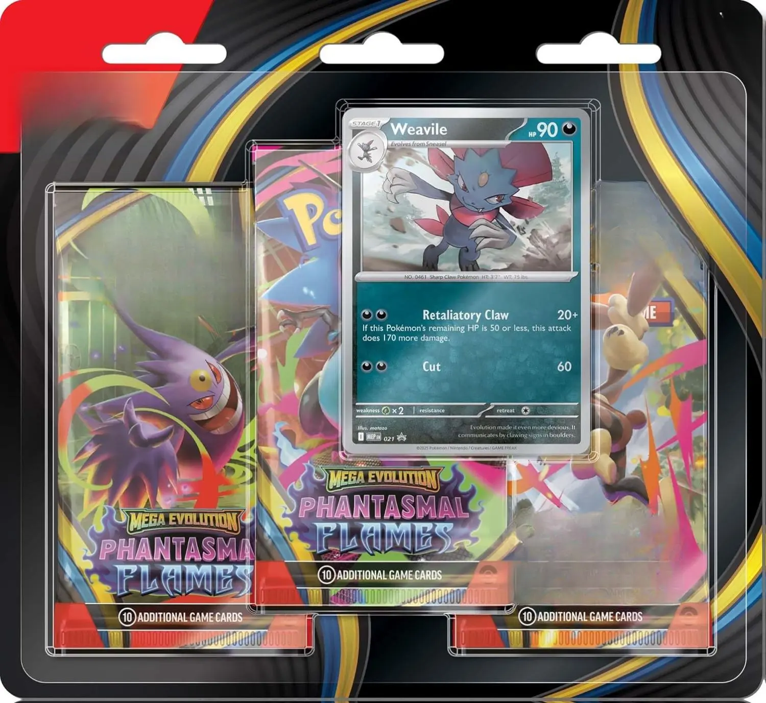 collectible pokemon trading card games mega evolutions 3pk blister TCG 5 Pitch Black Three Booster 3 Pack ACE Collectibles Take on the challenge of eternity Pokmon TCG Mega Evolutions Phantasmal