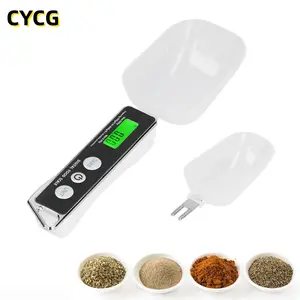 CYCG High Precision Digital Spoon Scale, 500g/0.1g Kitchen Measuring Spoon, Portable Electronic Food Weighing Scale, Practical Kitchen Tool, Kitchen Measuring Utensils