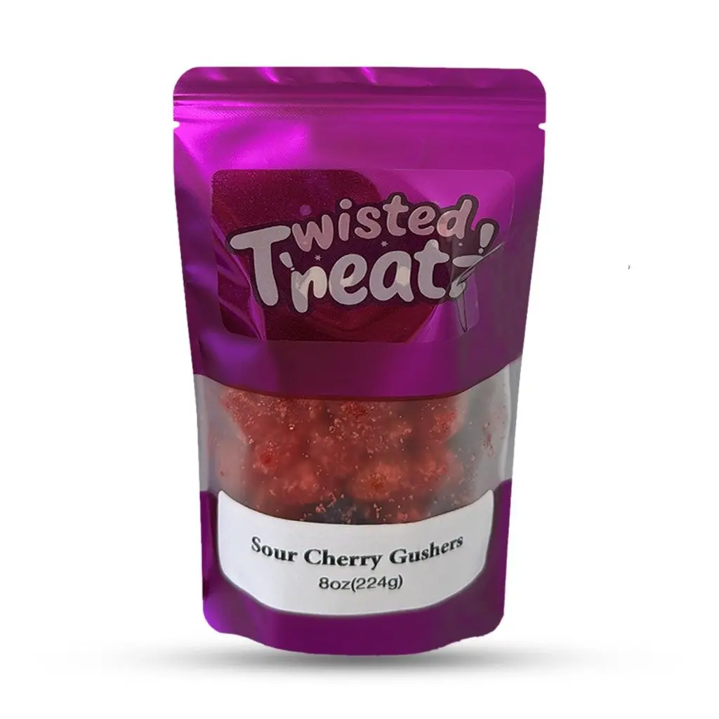 Sour wild Cherry Gushers Juicy Fruit Snacks Sour wild Cherry Gushers Juicy Fruit Snacks