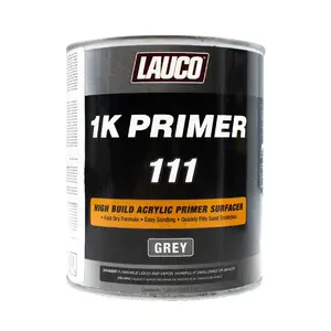 Lauco 1K High Build Gray Acrylic Primer Surfacer, 1 Quart