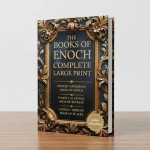 The Books of Enoch Complete: Large Print Edition (Annotated and Illustrated). The Full Collection with Enoch 1, 2, 3 and Audio Paperback – Large Print, January 25, 2025