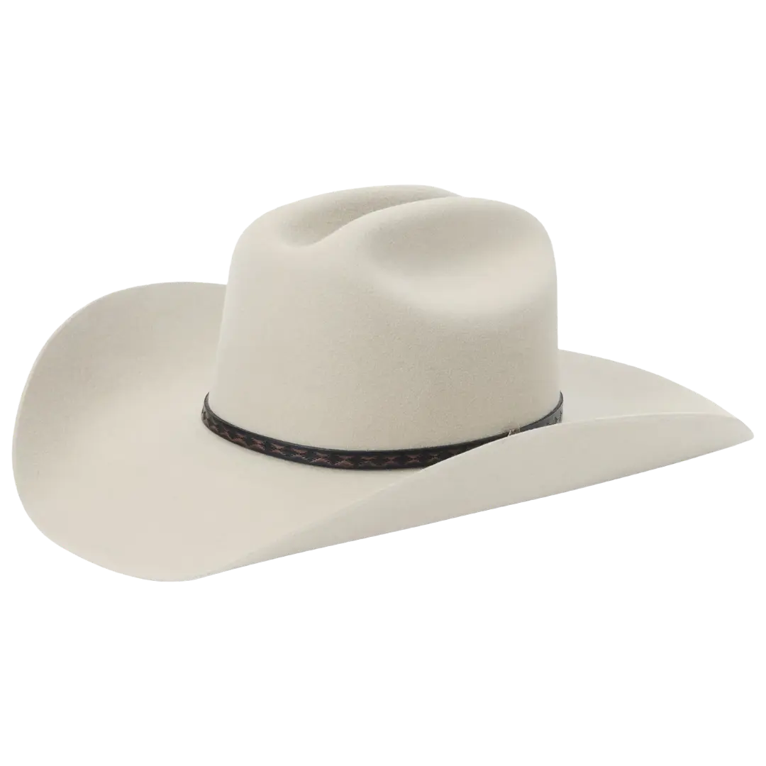 Stetson The Medalist 5X Silver Grey Wool Western Hat SFMEDL-724288