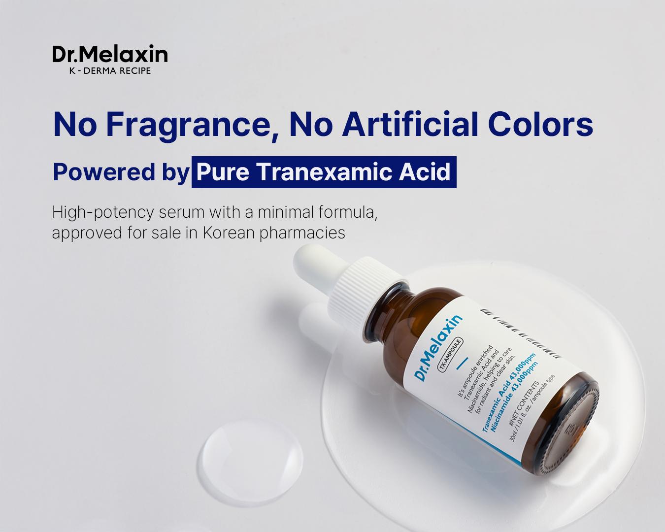[Dr.Melaxin Official] TX Serum Rx | Niacinamide & TXA Dark Spot Brightening Synergy | Korean Skincare | 1.01fl.oz (30ml)