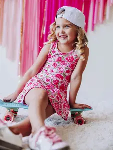 Tennis Dress - Covered in Roses (Size Down)