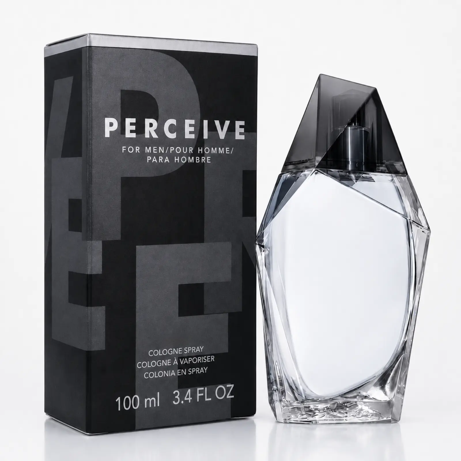 Perceive for Men Eau de Cologne 3.4 oz Fresh Woody Spray Cologne