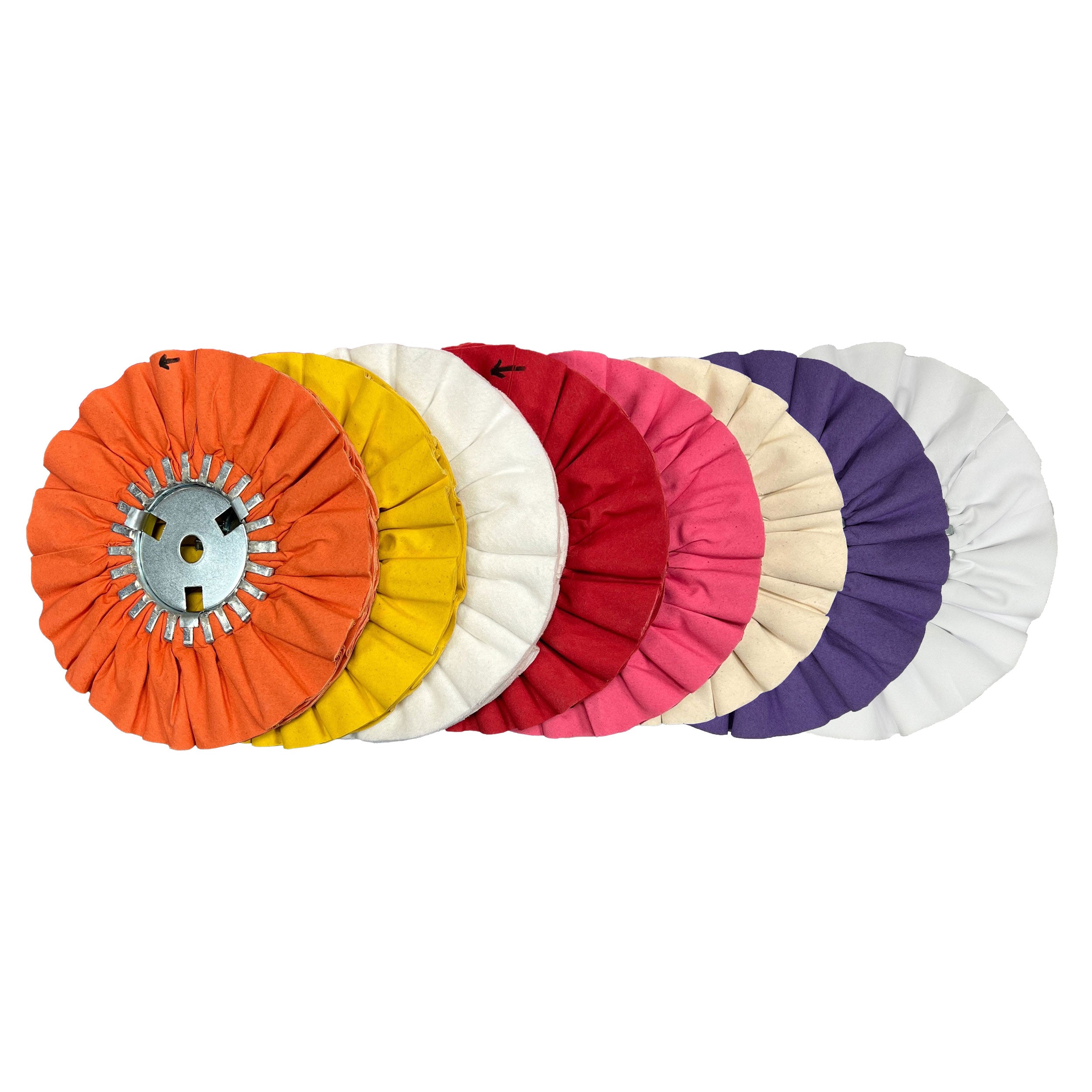 Renegade Products | Airway Buffing Wheels – Pro-Grade Metal Polishing Wheels for Aluminum & Stainless Steel | Cut, Color & Finish Wheels for High-Speed Polishers