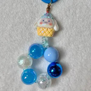 Blue Cinnamaroll Keychain