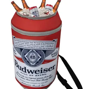 Budweiser Soft Can Shape Speaker Backpack Cooler Bluetooth Portable Travel Cooler with Built in Speaker Wireless Speaker Cool Ice Pack Cold Beer Stereo for Apple iPhone Samsung Galaxy