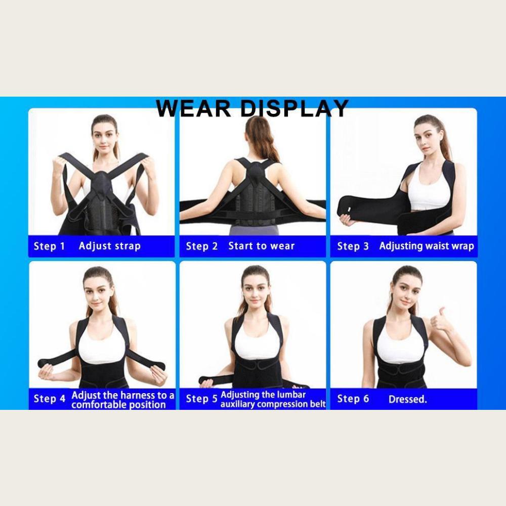 Male and Female Posture Aligners Lumbar Support and Upright Back Support Breathable Back Aligners Back Aligners Posture Improvement Daily Wear