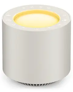 White Noise Sleep Sound Machine, Dimmable Night Light with Red Light Therapy, 38 Built-in Soothing Relaxing Sounds, Memory Function & Auto Timer, Universal Bedroom Sleep Aid Gift for Everyone