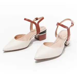 Rockport Total Motion Two Piece Leather Pumps - Noelle