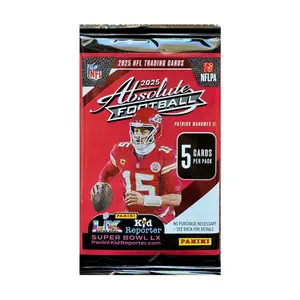2025 Panini Football Absolute Gravity Pack (5 Cards, Hunt for Kabooms!) Rip and ship for LIVE stream experience.
