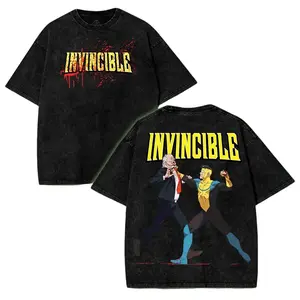 Invincible Story T-shirt, Shirt Invincible Ss4, Mark Grayson Invincible Shirt Fashion Cotton, Full Colors, Full Sizes, For Men, For Women