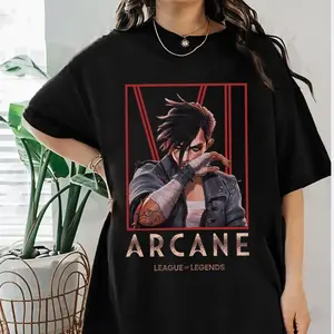 Arcane Vi Dark Wash New Season Unisex T shirt, Fashion Cotton, Full Colors, Full Sizes, For Men, For Women