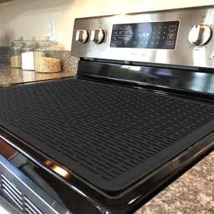 Silicone Stove Cover, 1 Count Non-slip Heat-resistant Countertop Protector, Multi-purpose Drying Mat for Home, Kitchen and Restaurant Use