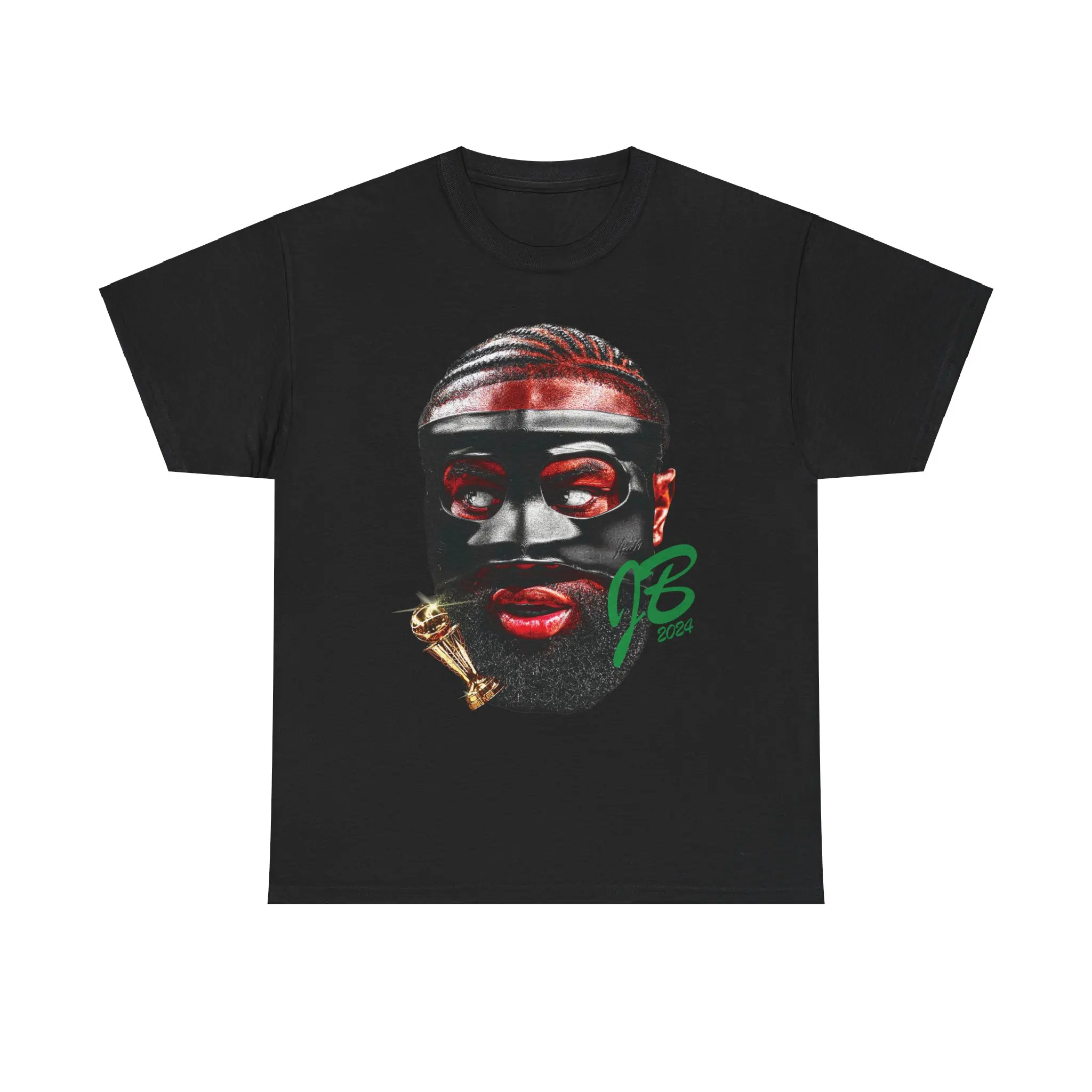 Jaylen Brown (Finals MVP) Graphic Tee for Men - Gildan 5000 Heavy Cotton T-Shirt - Tops, Menswear Underwear Streetwear