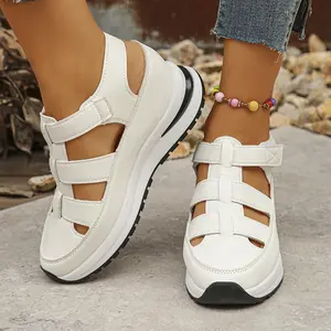 Summer Wedge Baotou Hollow Women's Breathable Shoes Summer Wedge Baotou Hollow Women's Breathable Shoes