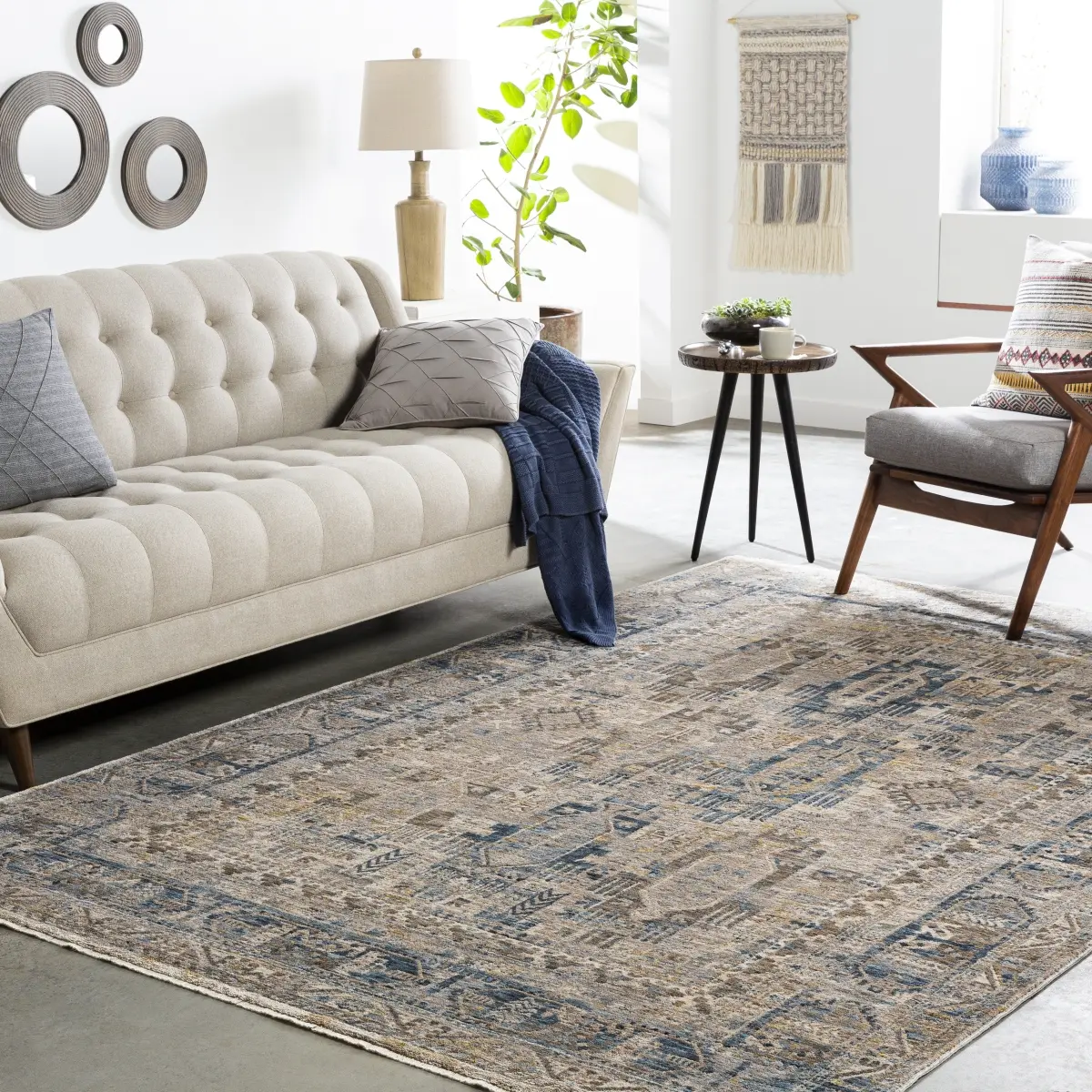 Livabliss MBE2302-710103 7 ft. 10 in. x 10 ft. 3 in. Mirabel Rectangle Area Rug, Multi Color