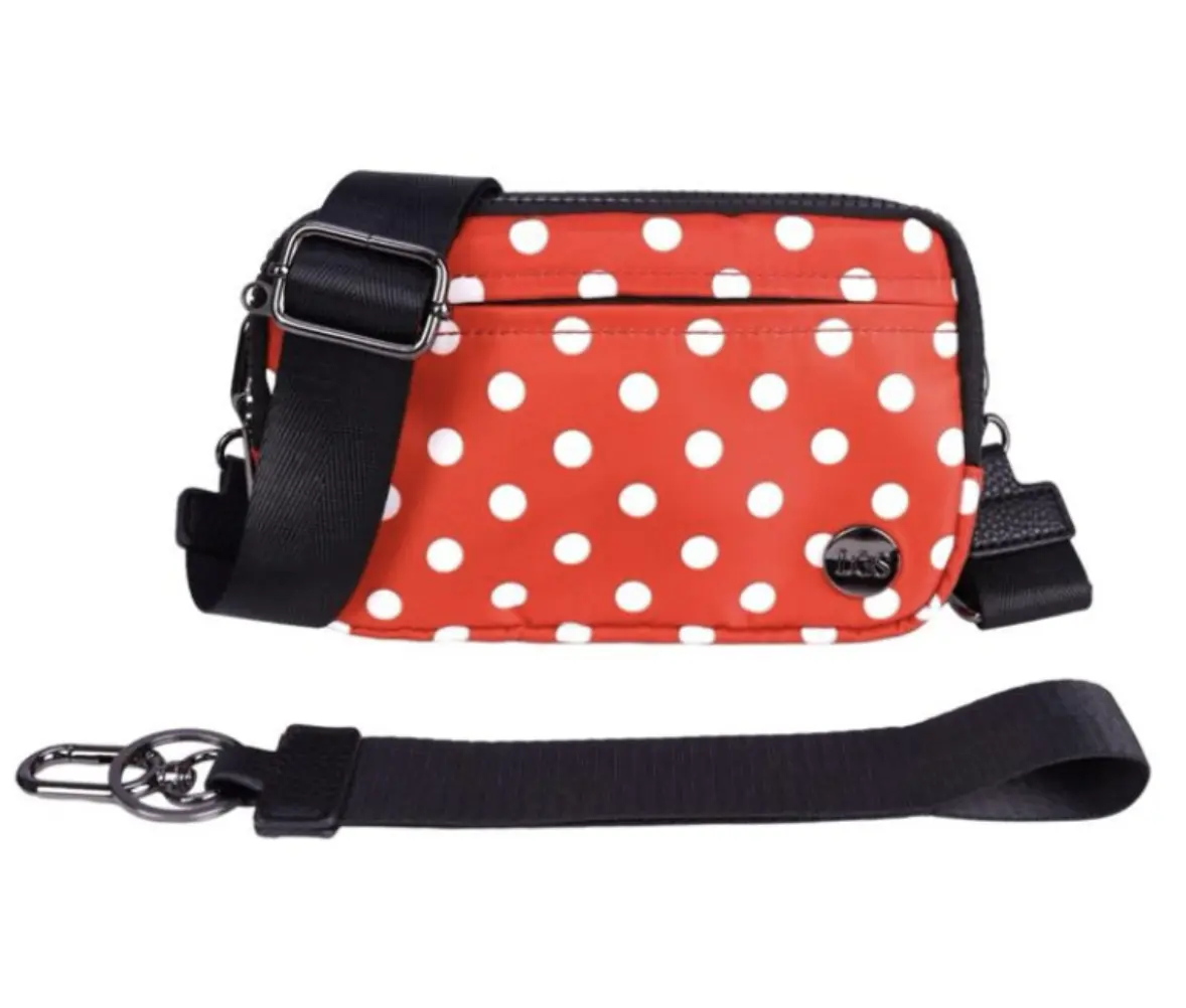 MH Collection LGS 3 in 1 Wallet Exclusive - RFID protected - Nylon Wristlet, Wallet,  Crossbody Bag