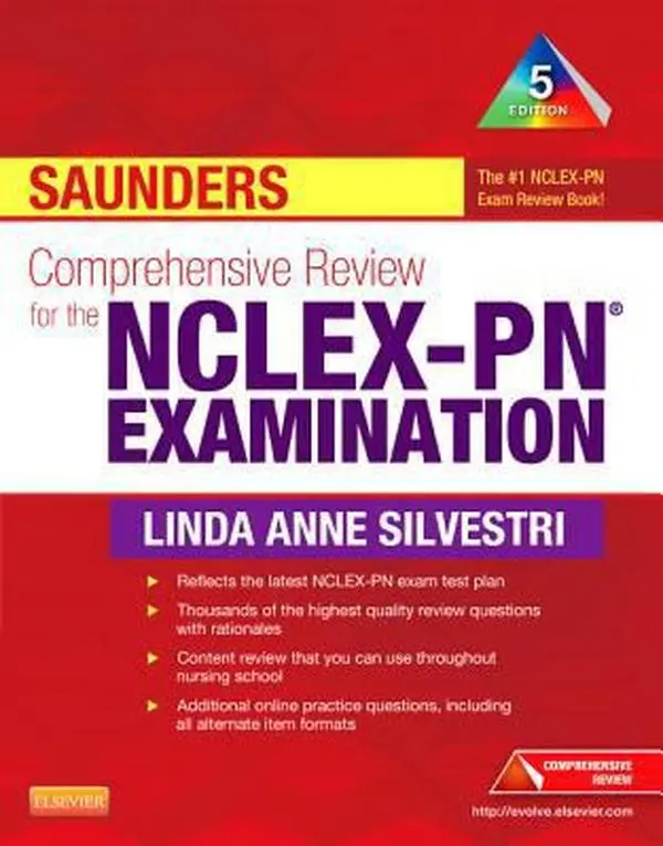 USED Book - Saunders Comprehensive Review for the NCLEX-PN® Examination by Linda Anne Silvestri PhD  RN  ANEF  FAAN (Paperback) - english
