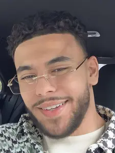 Men's Frameless Metal Glasses, Elegant Frames, Fashionable Lightweight Design, Perfect for Daily Commute and Home Wear