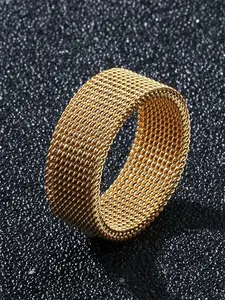 1 Pc Elegant Women's Stainless Steel Ring For Women Party Accessories Jewelry Gift