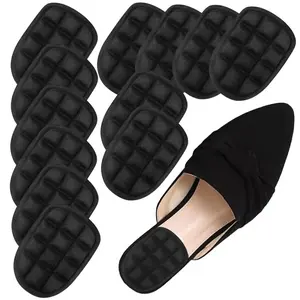 6 Pair Gel Shoes Pads,Heel Cups,High Heel Inserts,Heel Cushions for Heel Pain Relief,No Slip Liners,for Improved Heel Support Shoe Comfort Suede Insoles No Slip Feet
