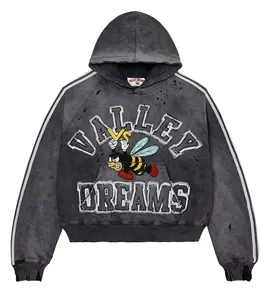Vale Forever Anthem Pullover Hoodie Black Mono