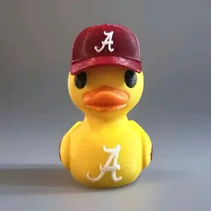 UNIVERSITY OF ALABAMA 3D PRINTED COLLECTIBLE DUCK