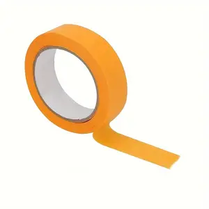 1PC Orange Painter Tape, Removable, Solvent Free, Super Strong Adhesive, Suitable for Wall, Car, and Home Decoration, Polyester Fiber, Easy to Disassemble, Decorative Tape | Vitality Tape | Polyester Fiber Tape