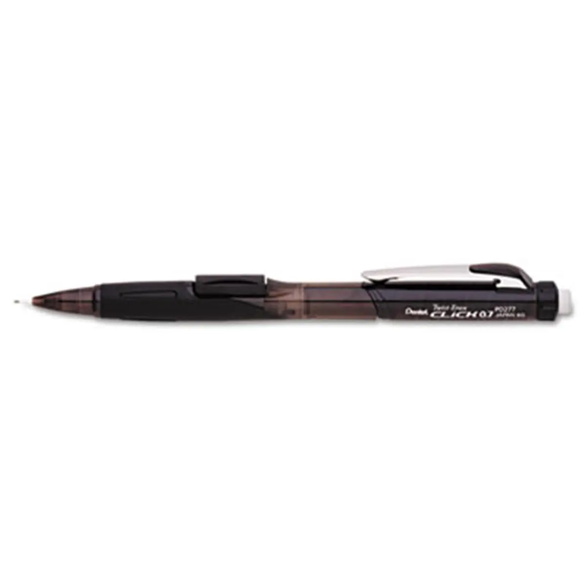 Pentel PD277TA Twist-Erase CLICK Mechanical Pencil, 0.7 mm, Black Barrel, Comfortable Latex-Free Grip, Long Lasting Eraser, Pentel Super Hi-Polymer HB Lead, Ergonomic, Non-Slip