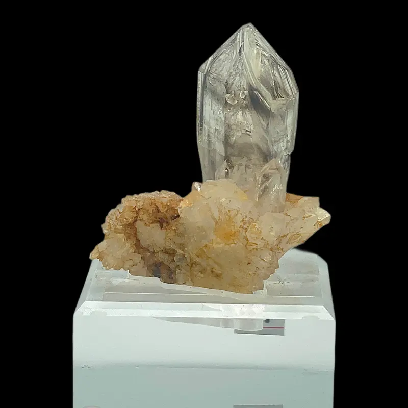 [Earth Archive] Namibian Backbone Smokey Quartz | Crescent Cast