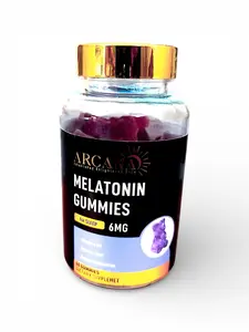 Arcana Melatonin Gummies 6MG Per Serving Sleep Aid Antioxidant Supplement 60 Gummies for Optimal Rest Enhance Sleep Quality