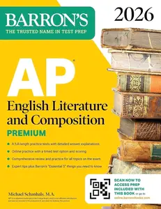 AP English Literature and Composition Premium, 2026: Prep Book with 8 Practice Tests + Online Practice (Barron's AP Prep)   Premium Edition