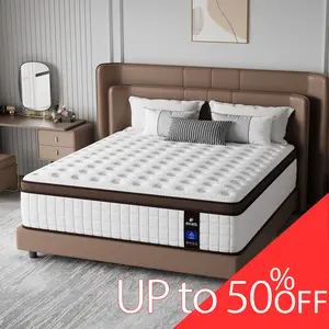 【Mydao】8/10/12/14 Inch Twin, Full, Queen, King Mattress Memory Foam And Spring, Hybrid MattressMedium Firmness, Lumbar Support, For Home Rooms Hotels, Boxed Halloween ChristmasGift Furniture Ergonomic queen size mattress Interior Modern tiktokshopspringgl