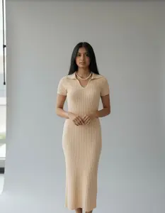 Everyday Ribbed Knit Maxi Dress