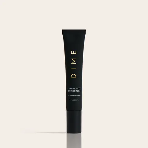DIME Luminosity Eye Serum – Depuffing & Brightening Eye Serum with Peptides & Niacinamide (Reduces Dark Circles & Fine Lines Appearance)