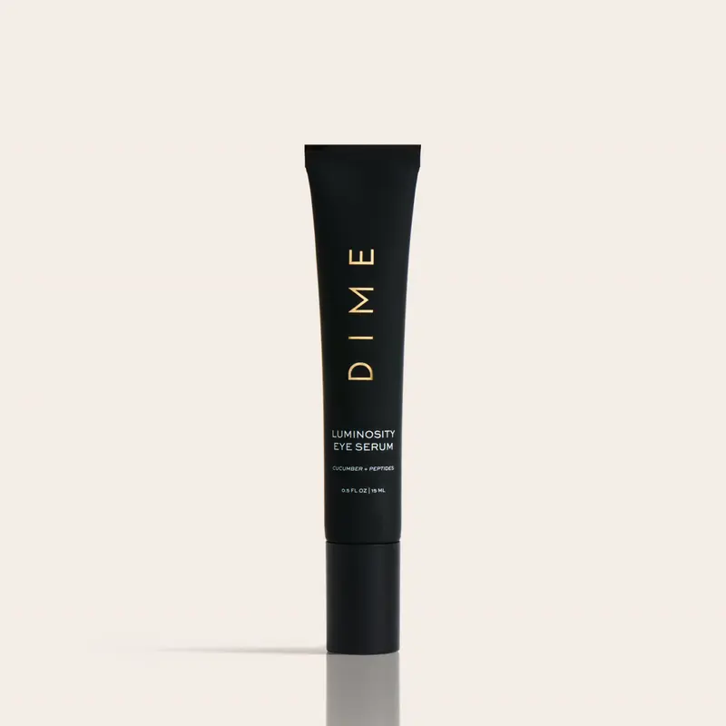 DIME Luminosity Eye Serum – Depuffing & Brightening Eye Serum with Peptides & Niacinamide (Reduces Dark Circles & Fine Lines Appearance)