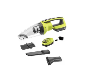 RYOBI ONE+ 18V Cordless Performance Hand Vacuum Kit with 2.0 Ah Battery and Charger Aspiradora