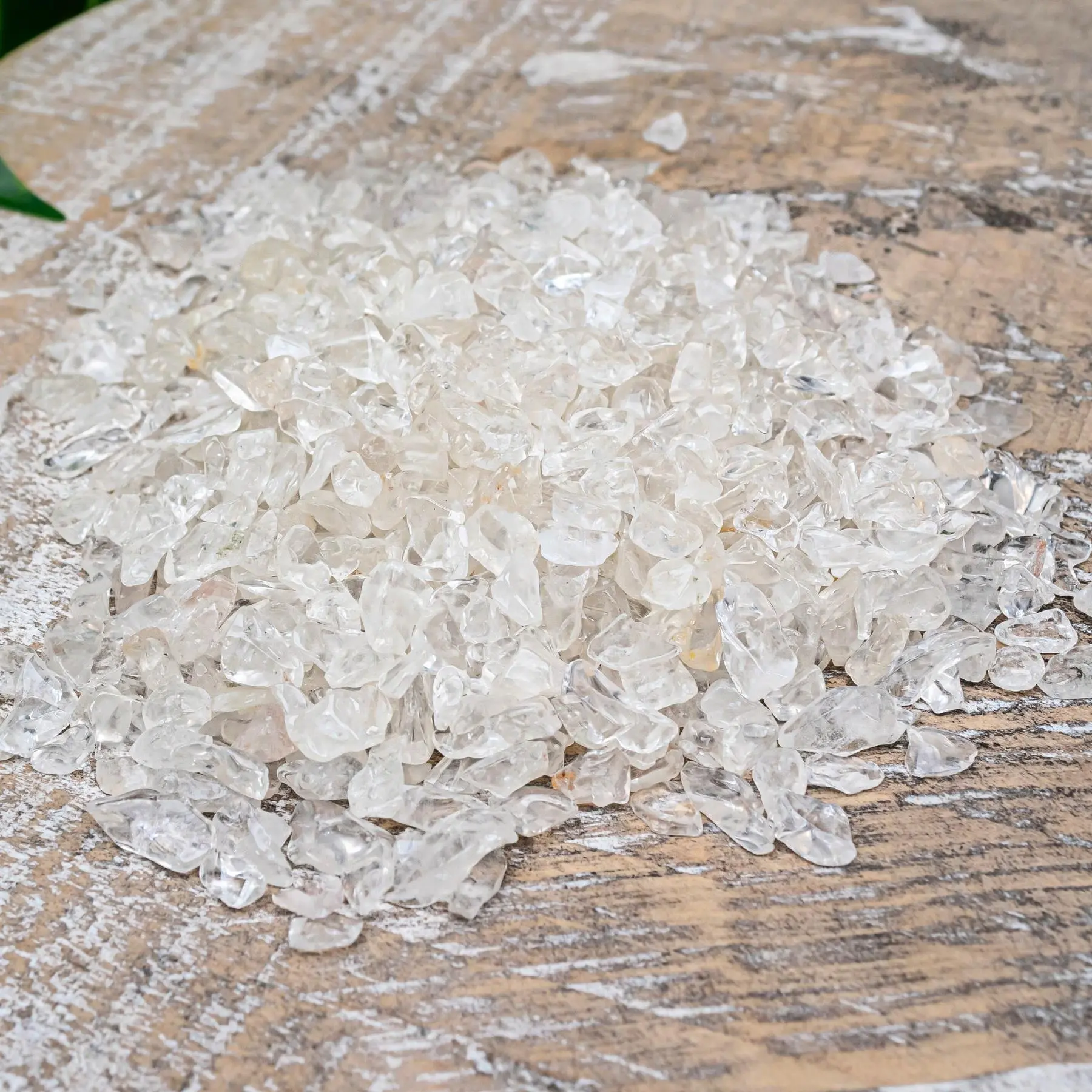 Down to Earth Clear Quartz Crystal Chips 1lb