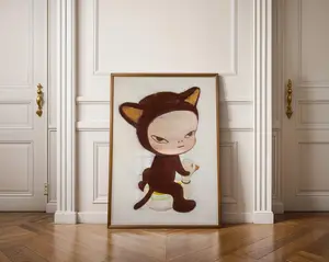 Yoshitomo Nara poster Harmless kitty Yoshitomo Nara Print No Frame