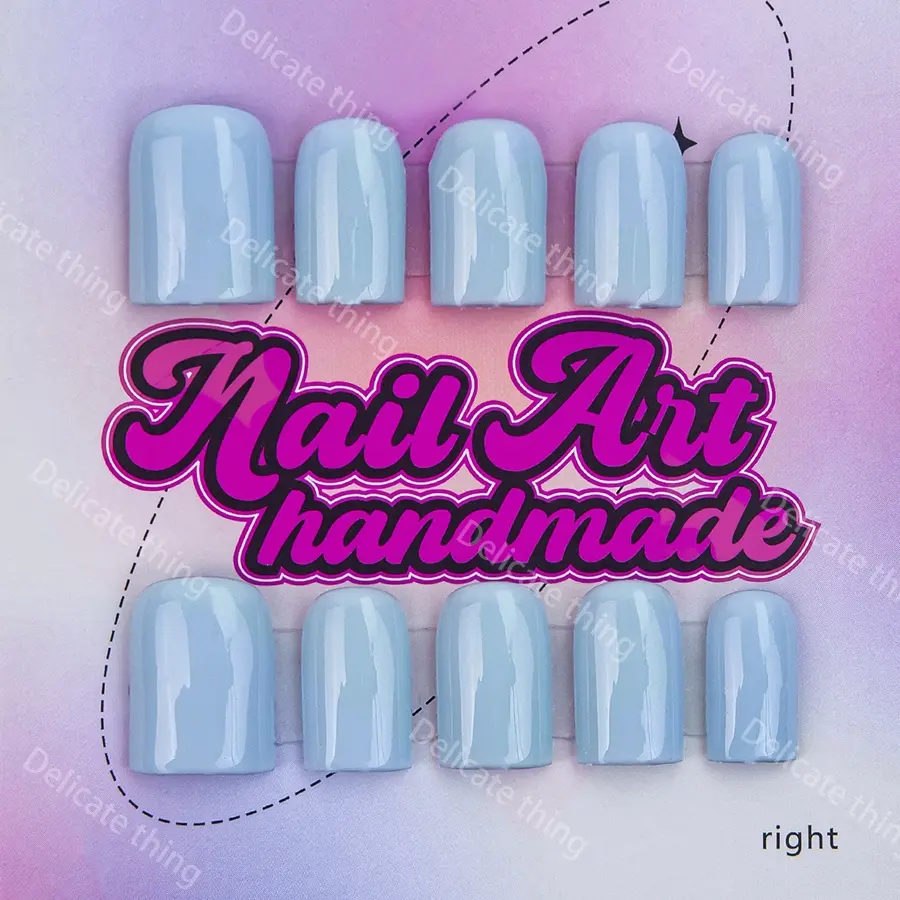 Blue Duckbill Small Square (Full Blue)