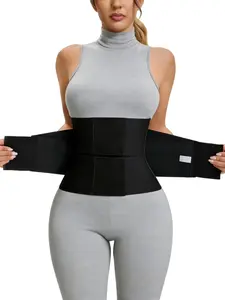 1 Count Women's Hourglass Tummy Control Leopard Print Waist Trainer, Fajas, Tight Fitting Comfortable Shapewear Belts For Ladies, Adjustable With Strong Velcro Closure Elastic Waist Cincher, Perfect For Daily Wear & Office Use, Everyday