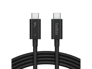 Belkin Connect 3.3' 240W 120Gbps Thunderbolt 5 USB-C Cable, Black Belkin Connect 3.3' 240W 120Gbps Thunderbolt 5 USB-C Cable, Black