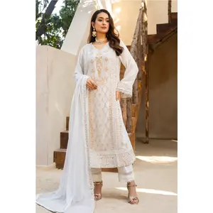 White Pakistani Suit