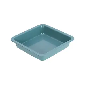 CHEFMADE Baking Sheet Pan, Non-Stick Carbon Steel Rimmed Cookie Sheet Pan for Oven Roasting Meat Bread Jelly Roll Battenberg Pizzas Pastries (Green)