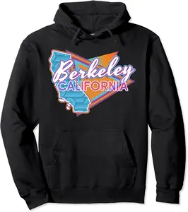 Berkeley California Vintage Retro Throwback Pullover Hoodie - Alizejaqua Shop 27B09C52PDH2