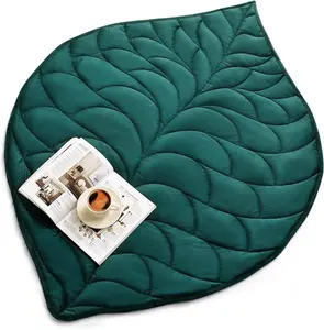 Weighted Lap Blanket 7 lbs 41" x 53", Cozy Luxury   Small Weighted Blanket for Adults, Portable Travel Weighted Blanket for Relaxation, -Season Blanket, Machine Washable, Green